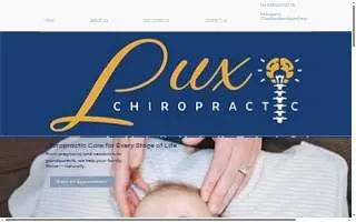 Lux Chiropractic Family Wellness website