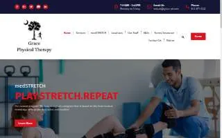 Grace Physical Therapy website