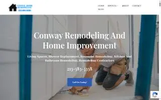 Conway Remodeling website