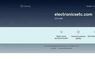 Electronics, Etc... website