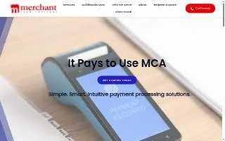 Merchant Card Advisors website