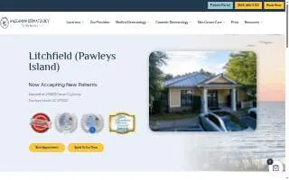 Waccamaw Dermatology - Litchfield (Pawleys Island) website