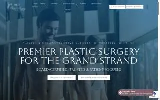 Inlet Plastic Surgery website