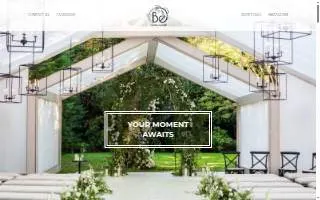 Blossoms Events website