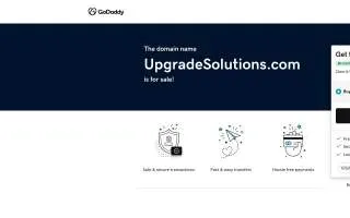 Upgrade Solutions Inc website
