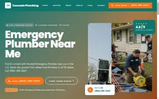 Cascade Plumbing of Surfside Beach website