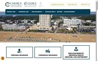 Choice Insurance Agency - South Carolina website