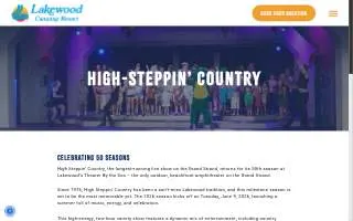High Steppin' Country website