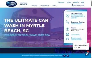 Tidal Wave Auto Spa | Car Wash of Myrtle Beach website