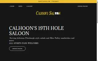 Calhoon's 19th Hole Saloon website