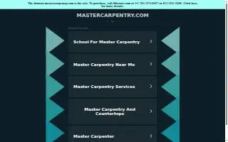 Master Carpentry LLC website