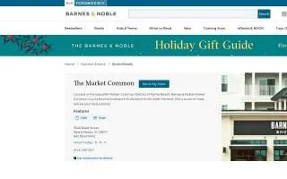 Barnes & Noble of Myrtle Beach website