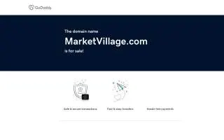 Market Village website