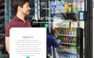 Allstar Vending website