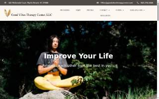 Good Vibes Therapy Center, Professional Counselors website