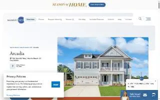 Arcadia by Mungo Homes website
