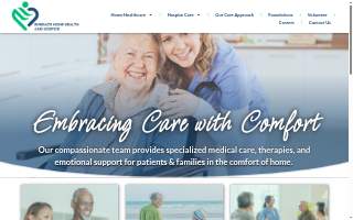 Embrace Hospice Care website