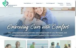 Embrace Hospice House website