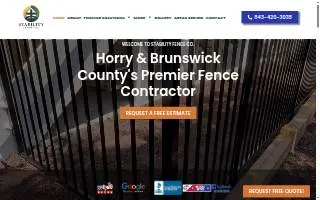Stability Fence Co website