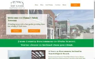 Flynn's Irish Tavern website