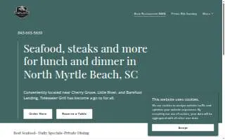 Tidewater Grill and Bistro website
