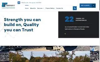 Piedmont Fabrication LLC website