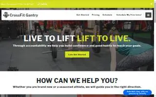 CrossFit Gantry website