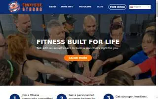 CrossFit | Sunnyside Strong website