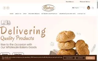 Bakers Depot - Bakery Supply website