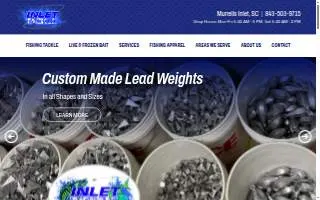 Inlet Tackle website