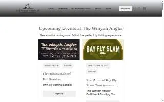 The Winyah Angler Outfitter & Trading Co. website