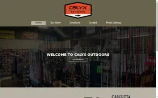 Calyx Outdoors website