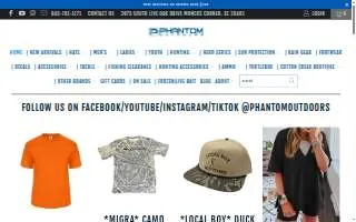 Phantom Outdoors website