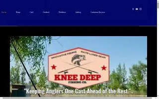 Knee Deep Fishing Company website