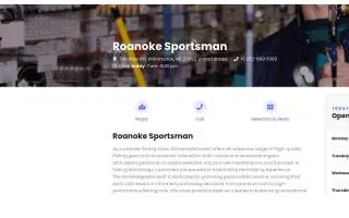 Roanoke Sportsman website