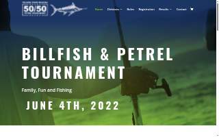 Fifty Fifty Petrel Tournament website