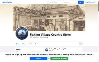 Fishing Village Country Store website