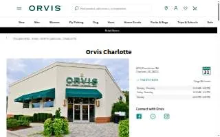 Orvis Charlotte website