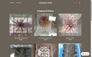 Fishing Fever Tackle website