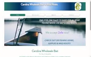 Carolina Wholesale Bait website