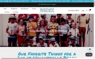 Redix Store website