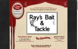Ray's Bait & Tackle website
