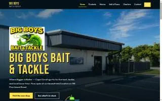 Big Boys Bait & Tackle website