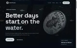 Salt and Plunder Bait & Tackle website