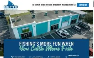 Betts Fishing Center website