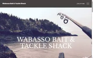 Wabasso Bait & Tackle Shack website