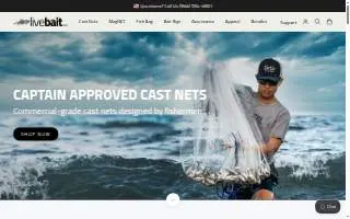 JUJU Cast Nets website