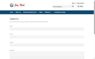 Joy Fish website