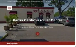Parris Cardiovascular Center website