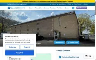 South Charleston Pediatrics website